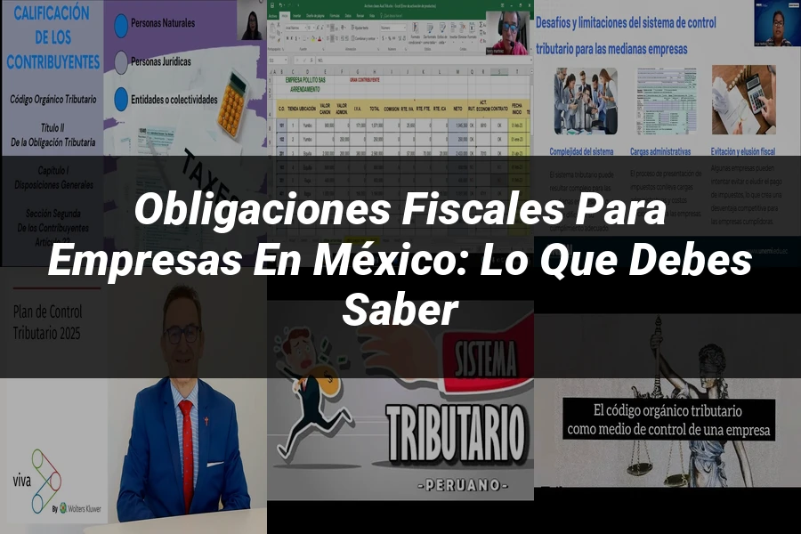 "Obligaciones Fiscales para Empresas en México: Lo que Debes Saber"