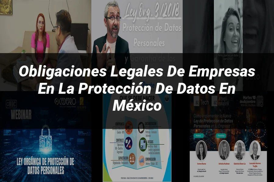 "Obligaciones Legales de Empresas en la Protección de Datos en México"