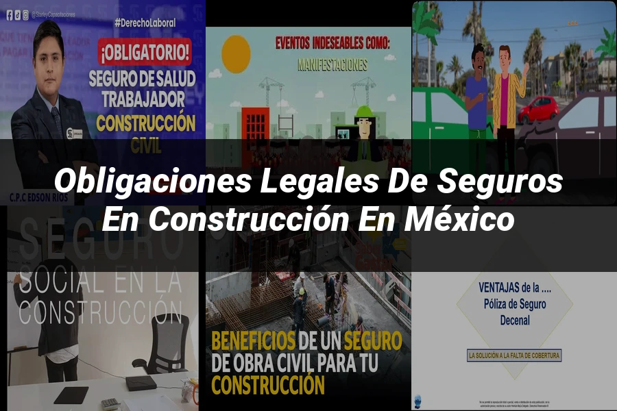 "Obligaciones Legales de Seguros en Construcción en México"