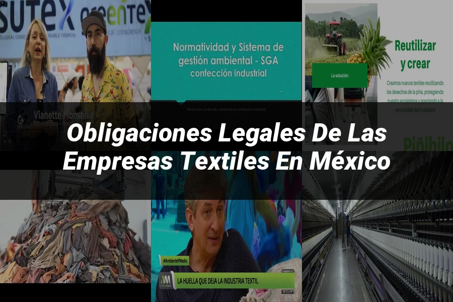 "Obligaciones Legales de las Empresas Textiles en México"