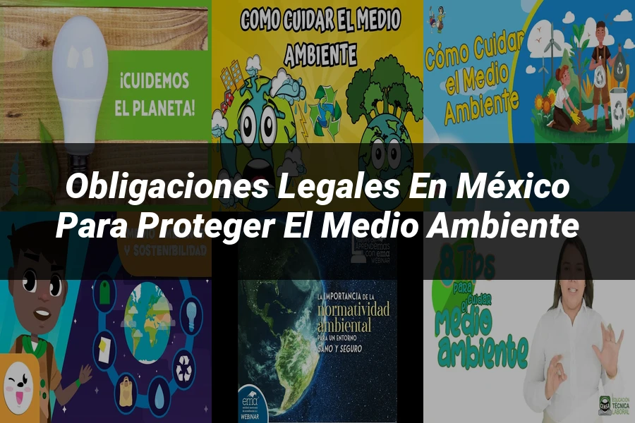 "Obligaciones Legales en México para Proteger el Medio Ambiente"