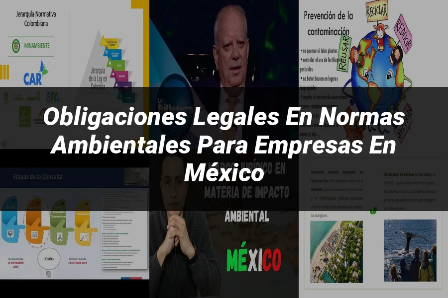 "Obligaciones Legales en Normas Ambientales para Empresas en México"