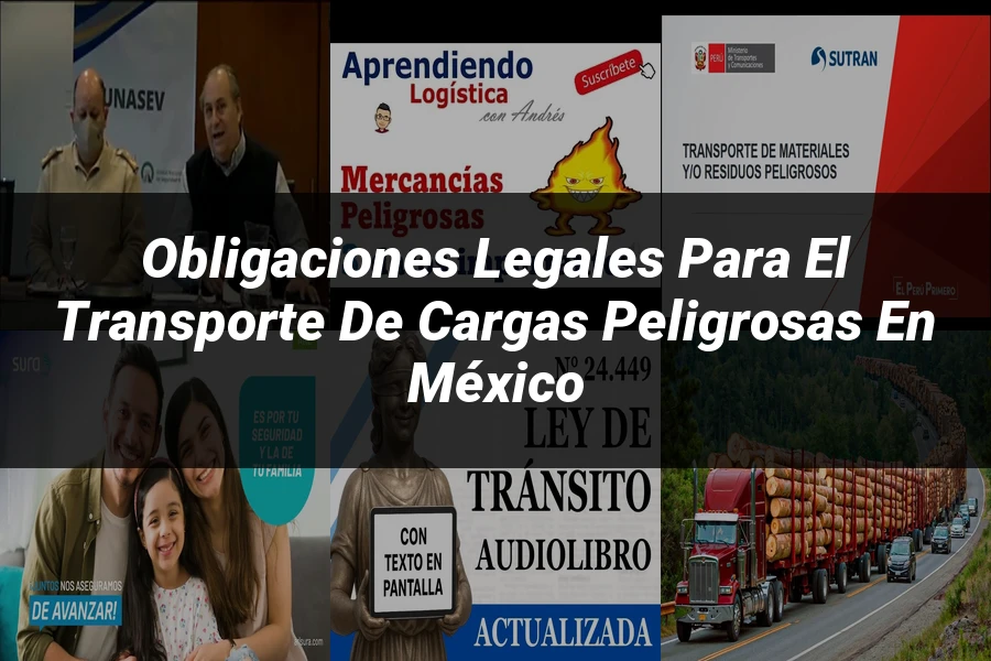 "Obligaciones Legales para el Transporte de Cargas Peligrosas en México"