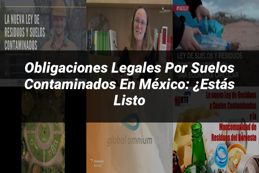 "Obligaciones Legales por Suelos Contaminados en México: ¿Estás Listo