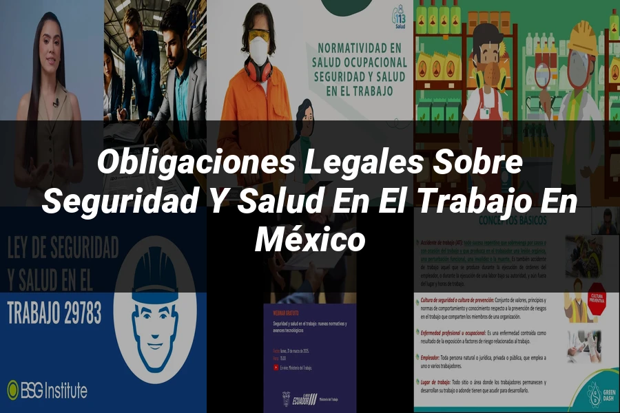 "Obligaciones Legales sobre Seguridad y Salud en el Trabajo en México"
