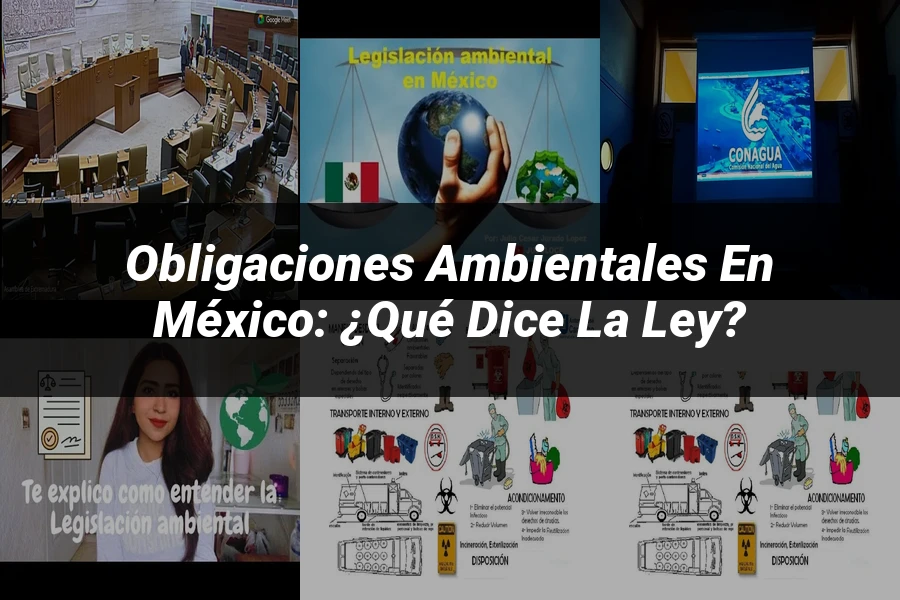 "Obligaciones ambientales en México: ¿Qué dice la ley?"