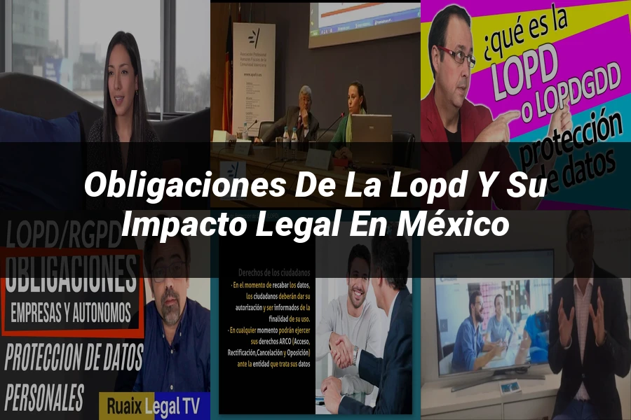 "Obligaciones de la LOPD y su Impacto Legal en México"