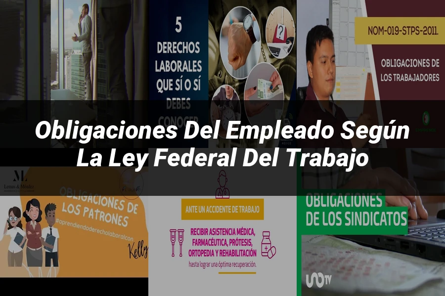 "Obligaciones del empleado según la Ley Federal del Trabajo"