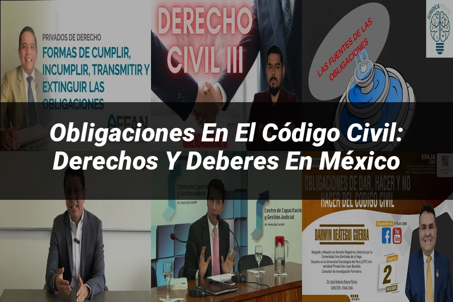 "Obligaciones en el Código Civil: Derechos y Deberes en México"