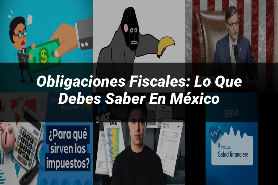 "Obligaciones fiscales: Lo que debes saber en México"