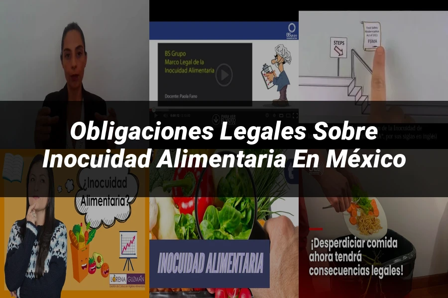"Obligaciones legales sobre inocuidad alimentaria en México"