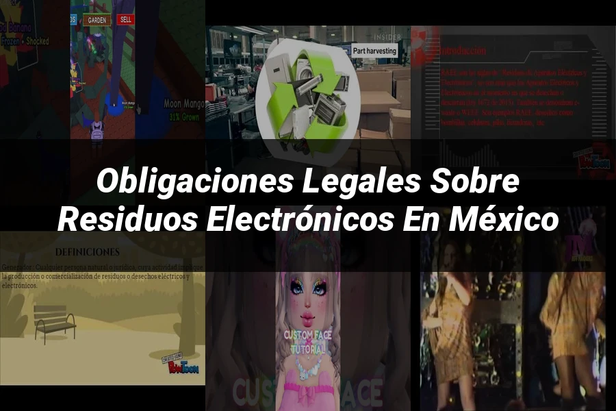 "Obligaciones legales sobre residuos electrónicos en México"