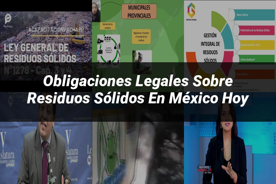 "Obligaciones legales sobre residuos sólidos en México hoy"