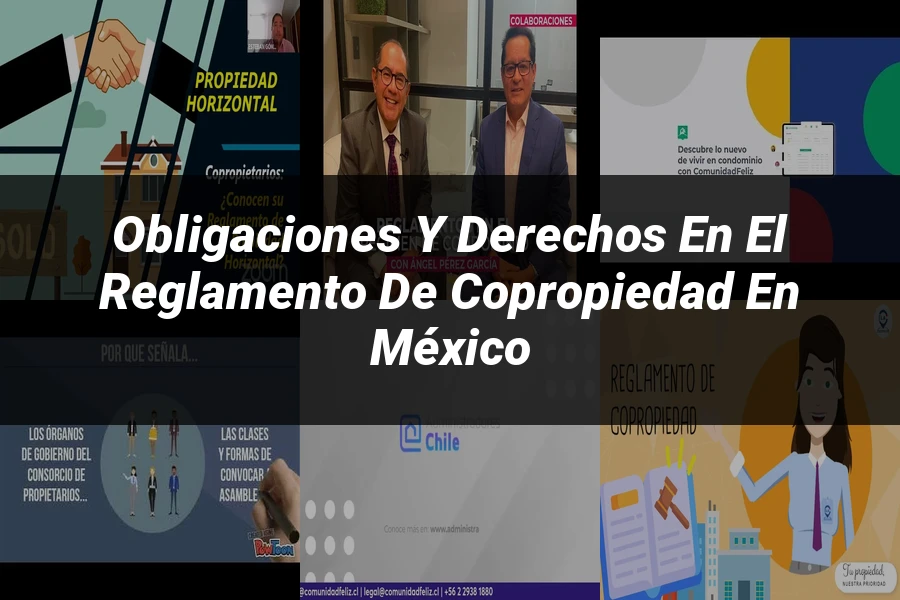 "Obligaciones y Derechos en el Reglamento de Copropiedad en México"