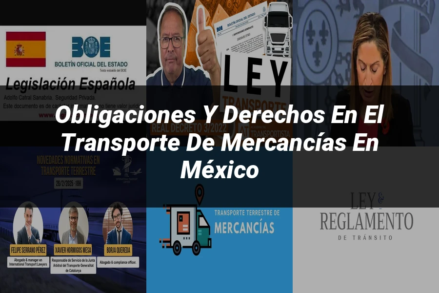 "Obligaciones y Derechos en el Transporte de Mercancías en México"