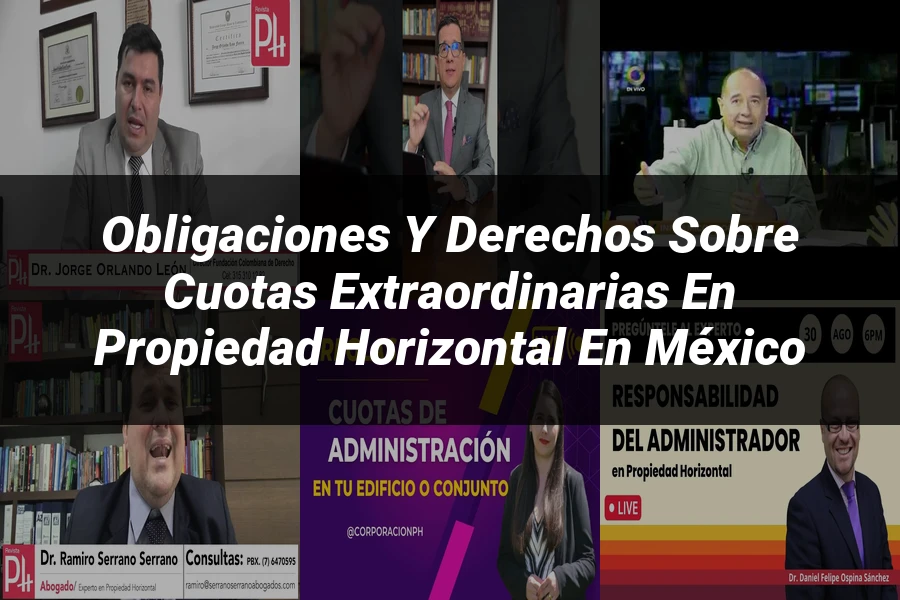 "Obligaciones y Derechos sobre Cuotas Extraordinarias en Propiedad Horizontal en México"