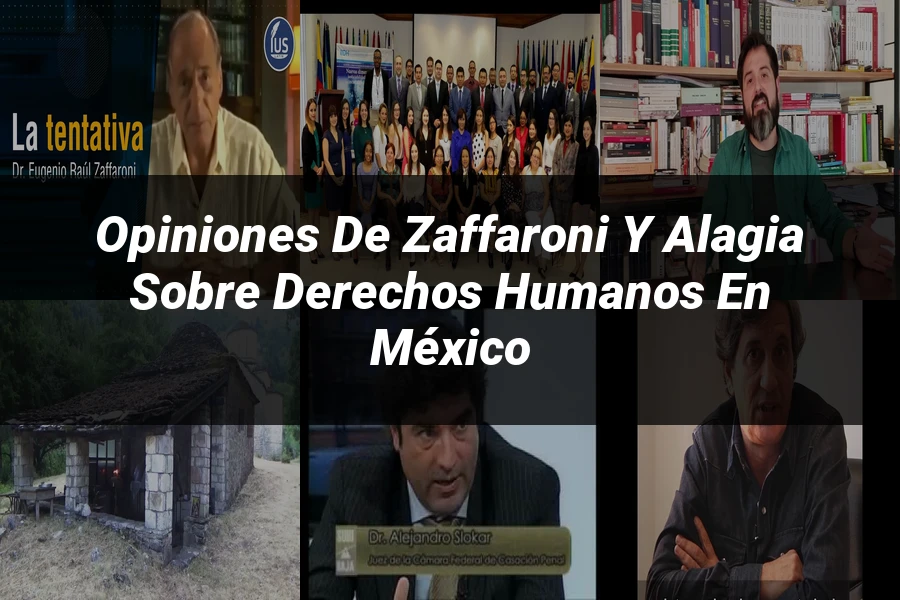 "Opiniones de Zaffaroni y Alagia sobre Derechos Humanos en México"