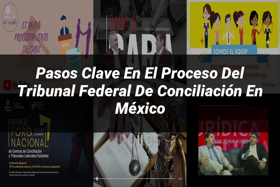 "Pasos Clave en el Proceso del Tribunal Federal de Conciliación en México"