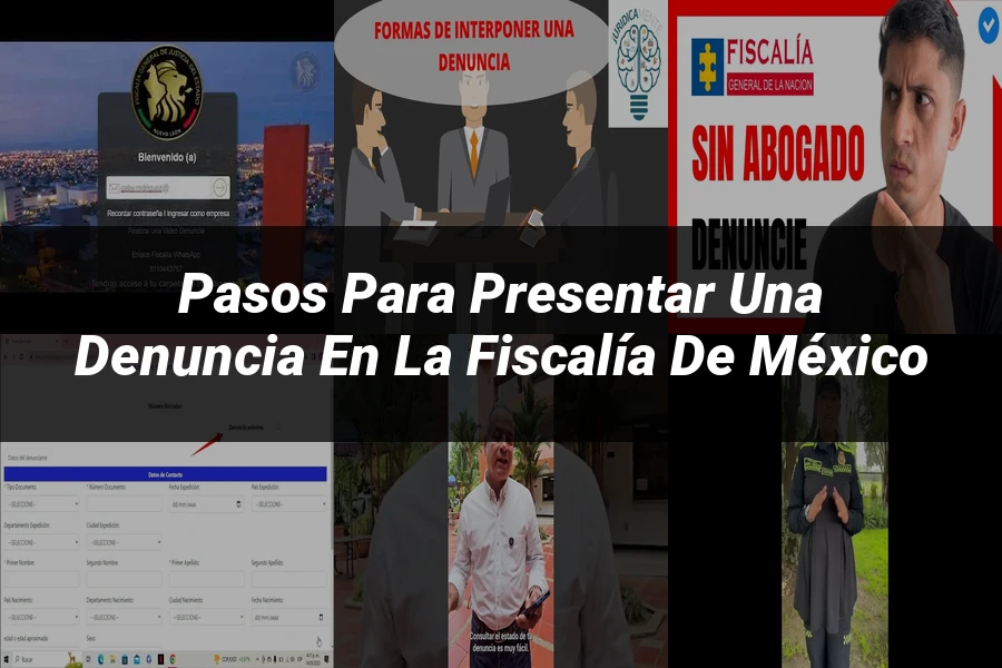 "Pasos para Presentar una Denuncia en la Fiscalía de México"
