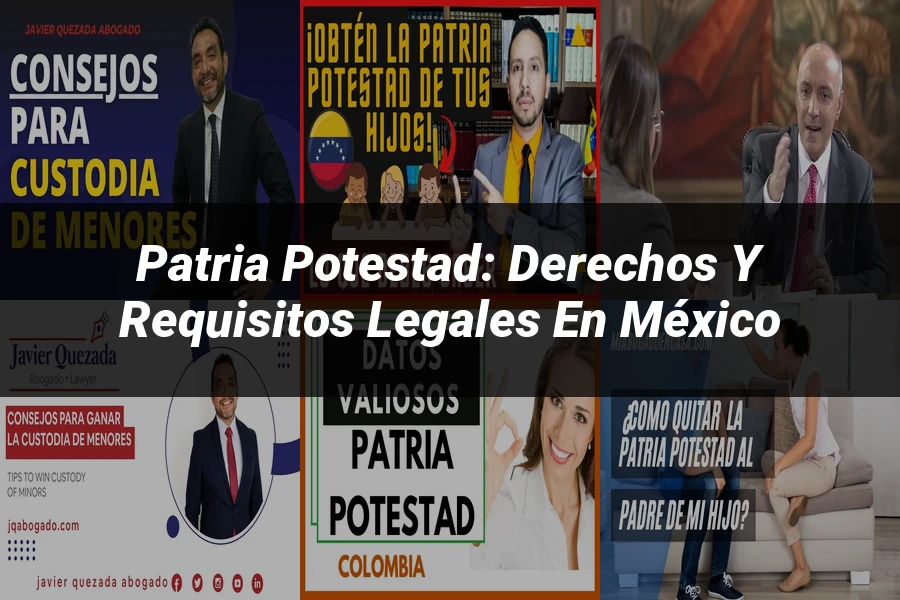 "Patria Potestad: Derechos y Requisitos Legales en México"