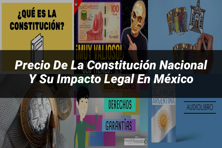 "Precio de la Constitución Nacional y su Impacto Legal en México"