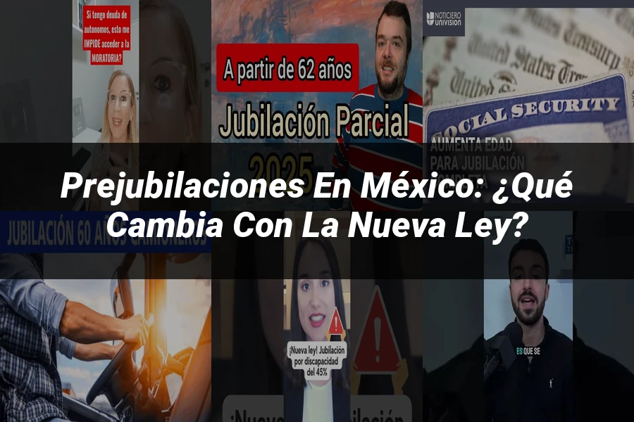 "Prejubilaciones en México: ¿Qué Cambia con la Nueva Ley?"