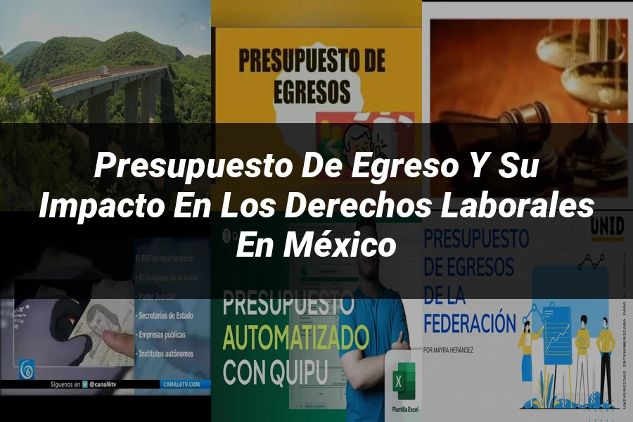 "Presupuesto de egreso y su impacto en los derechos laborales en México"