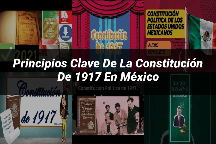 "Principios Clave de la Constitución de 1917 en México"