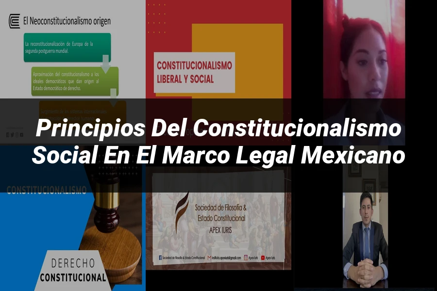 "Principios del constitucionalismo social en el marco legal mexicano"