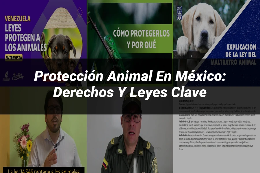 "Protección animal en México: derechos y leyes clave"