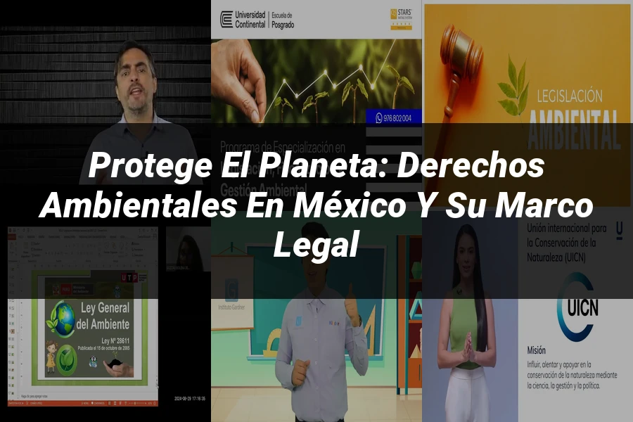 "Protege el Planeta: Derechos Ambientales en México y su Marco Legal"