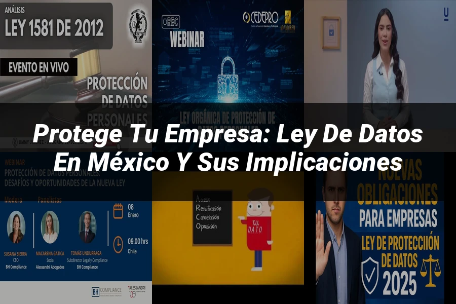 "Protege tu Empresa: Ley de Datos en México y sus Implicaciones"