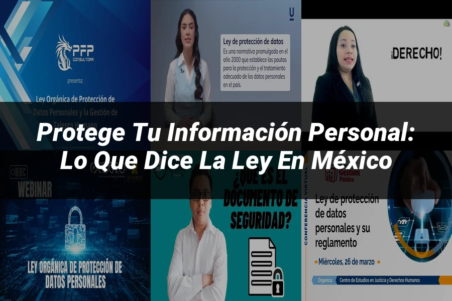 "Protege tu Información Personal: Lo Que Dice la Ley en México"