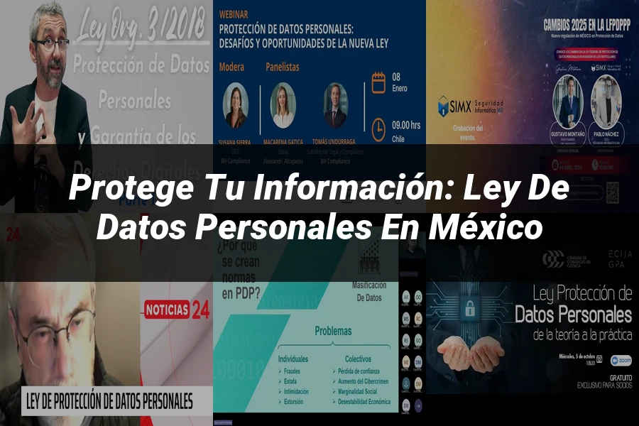 "Protege tu Información: Ley de Datos Personales en México"