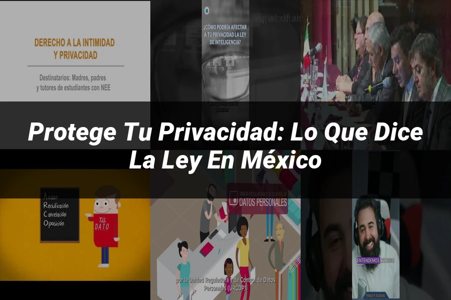 "Protege tu Privacidad: Lo que Dice la Ley en México"