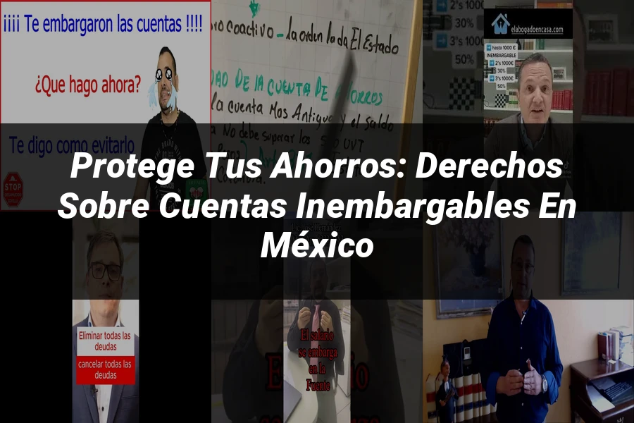 "Protege tus Ahorros: Derechos sobre Cuentas Inembargables en México"