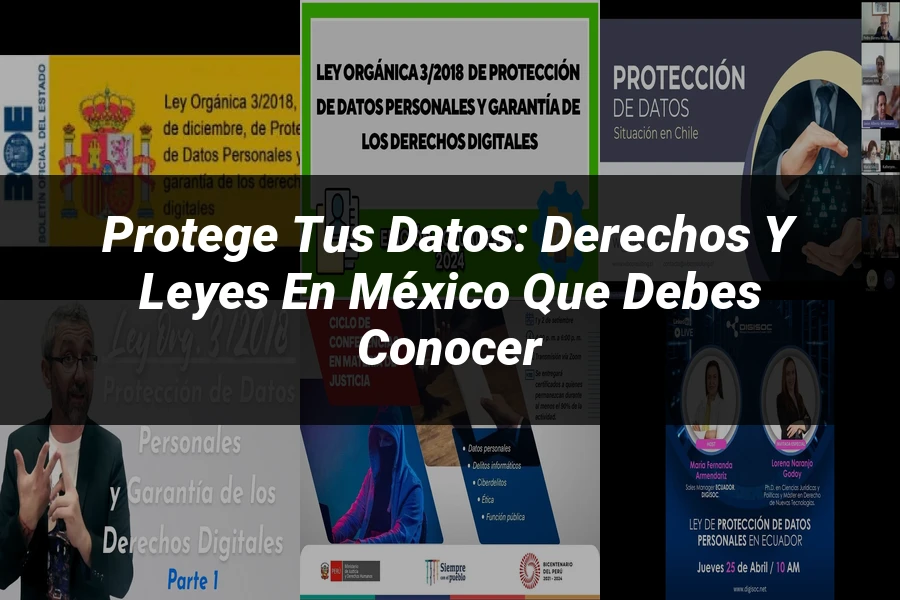 "Protege tus Datos: Derechos y Leyes en México que Debes Conocer"