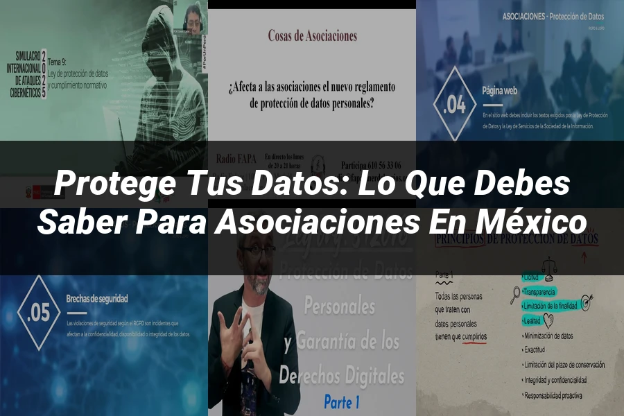 "Protege tus Datos: Lo Que Debes Saber para Asociaciones en México"