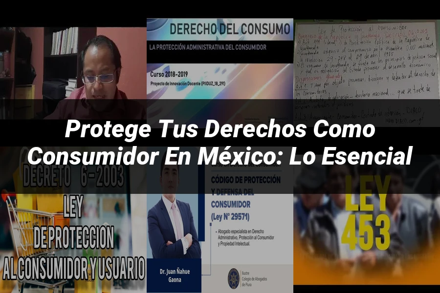 "Protege tus Derechos como Consumidor en México: Lo Esencial"