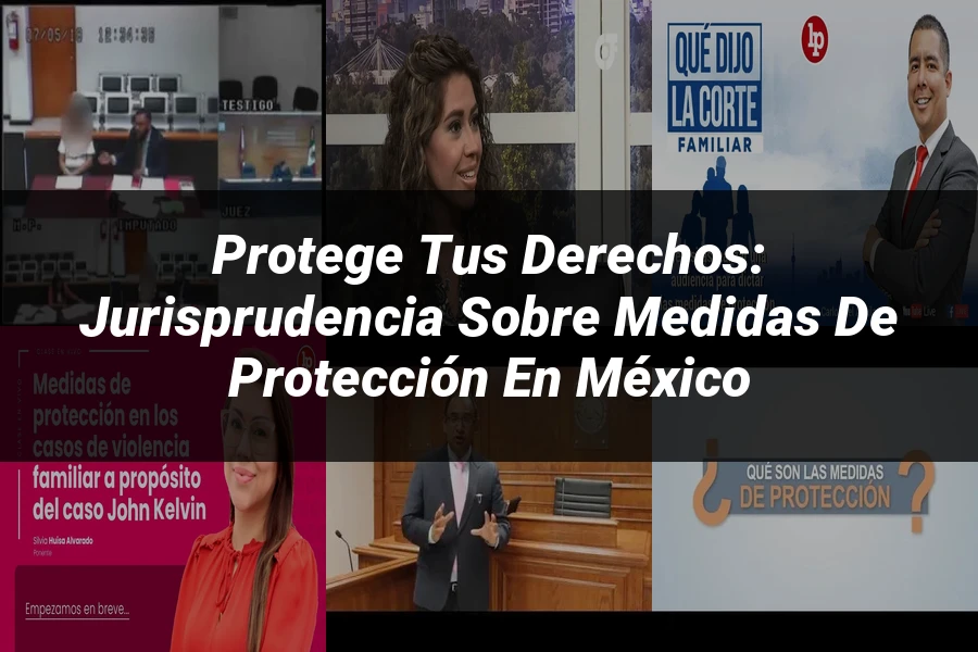 "Protege tus Derechos: Jurisprudencia sobre Medidas de Protección en México"