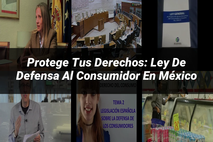 "Protege tus derechos: Ley de defensa al consumidor en México"