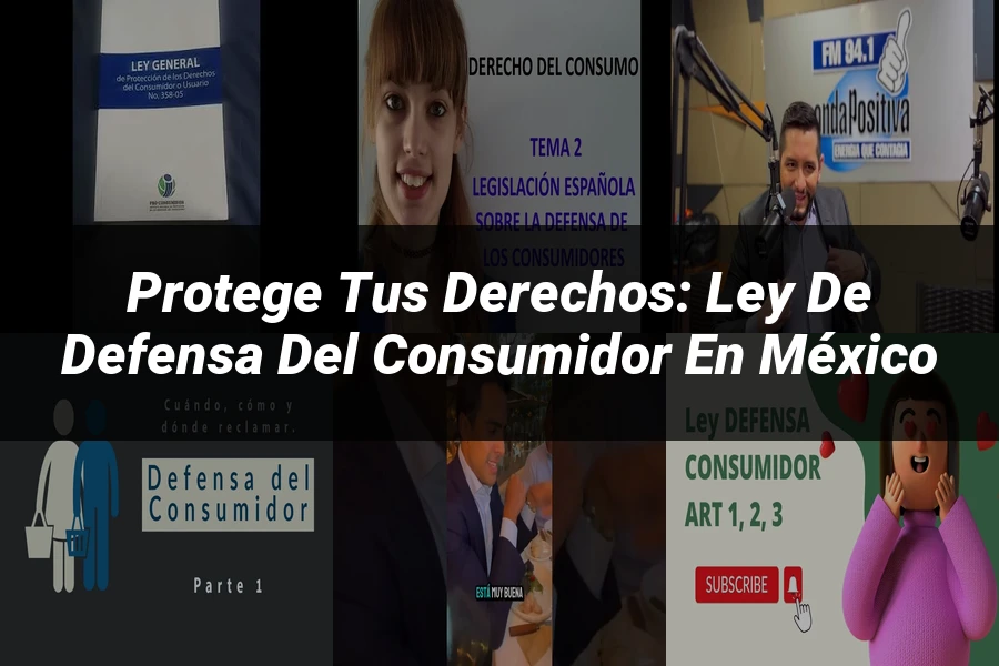 "Protege tus derechos: Ley de defensa del consumidor en México"