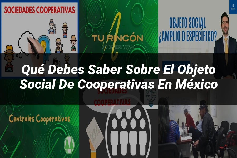 "Qué Debes Saber Sobre el Objeto Social de Cooperativas en México"