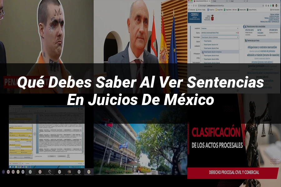 "Qué Debes Saber al Ver Sentencias en Juicios de México"