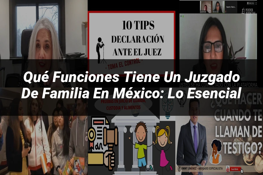 "Qué Funciones Tiene un Juzgado de Familia en México: Lo Esencial"