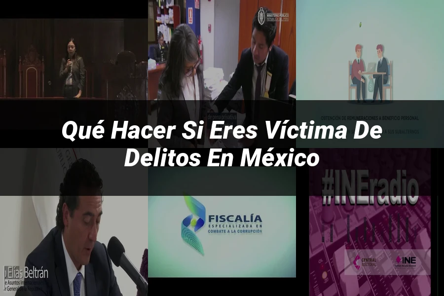 "Qué Hacer si Eres Víctima de Delitos en México"
