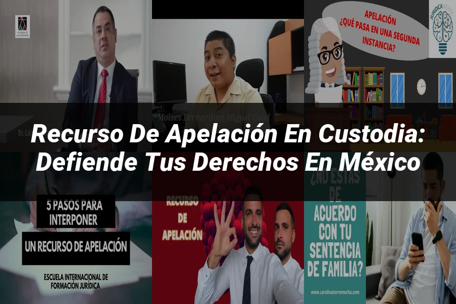 "Recurso de Apelación en Custodia: Defiende tus Derechos en México"