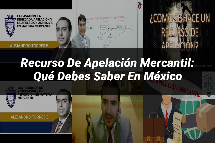 "Recurso de apelación mercantil: qué debes saber en México"