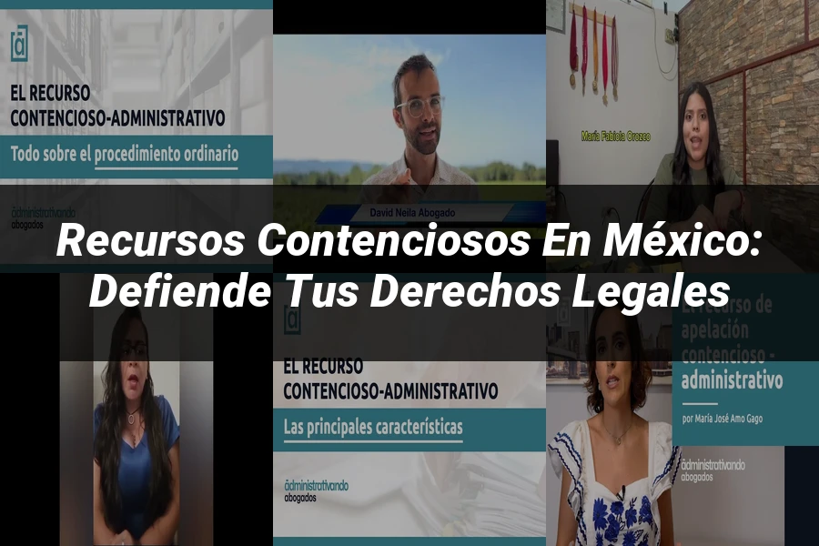 "Recursos Contenciosos en México: Defiende tus Derechos Legales"