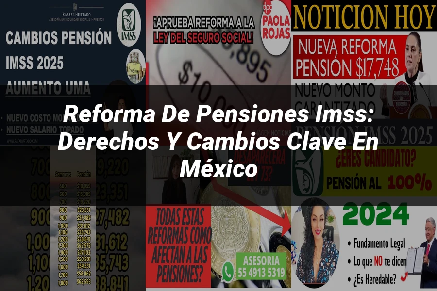 "Reforma de Pensiones IMSS: Derechos y Cambios Clave en México"
